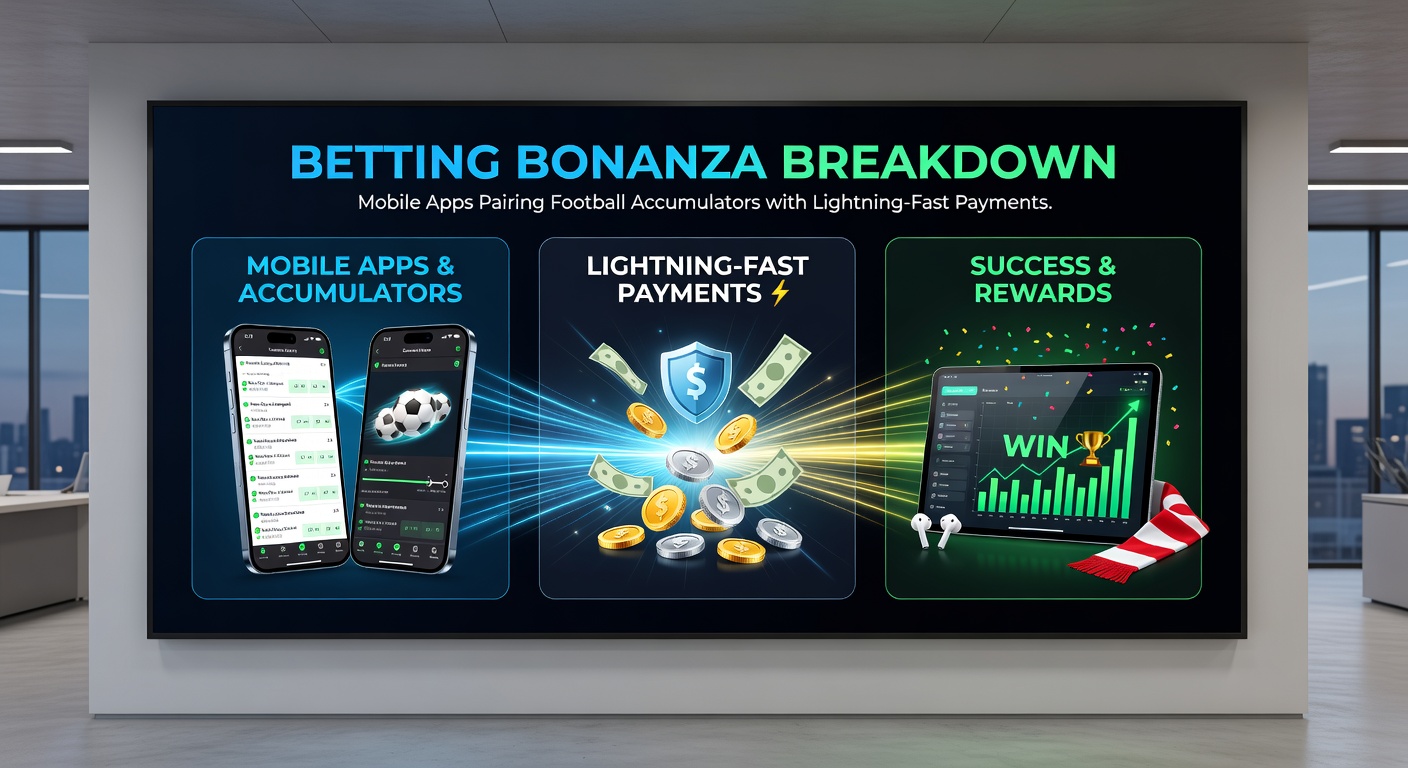 Close-up of a mobile app interface showing a successful football accumulator payout processed instantly with transaction confirmation