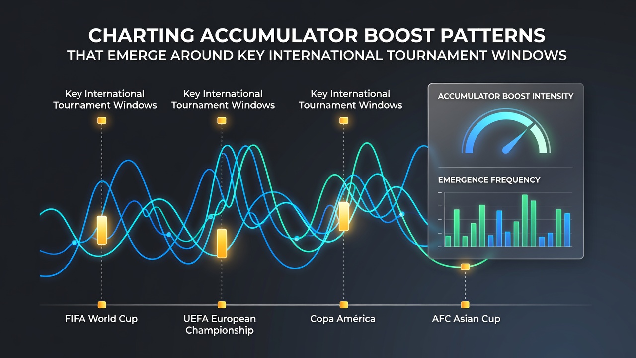Graph illustrating accumulator boost activation timelines relative to tournament phases