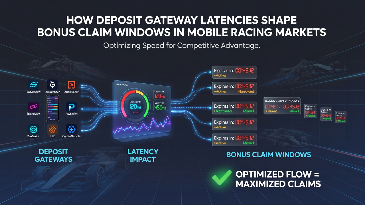 Graph illustrating deposit latency impact on bonus claim success rates in racing apps