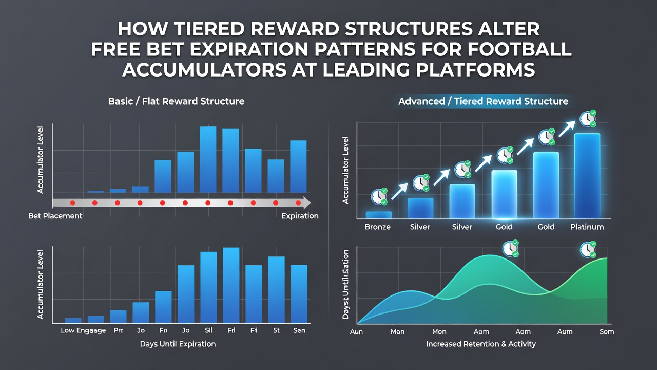 Chart illustrating expiration timelines across reward tiers for accumulator bets
