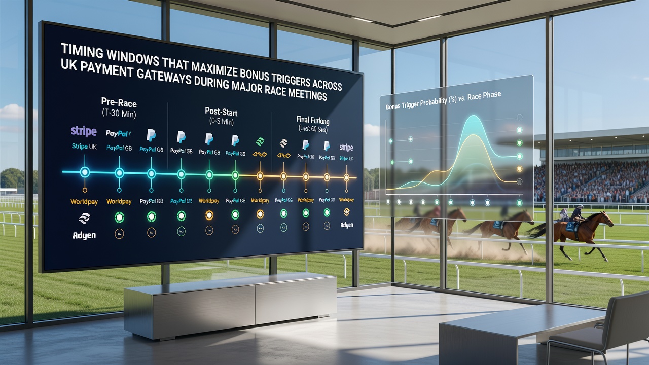 Dashboard showing transaction success rates during a UK horse racing event