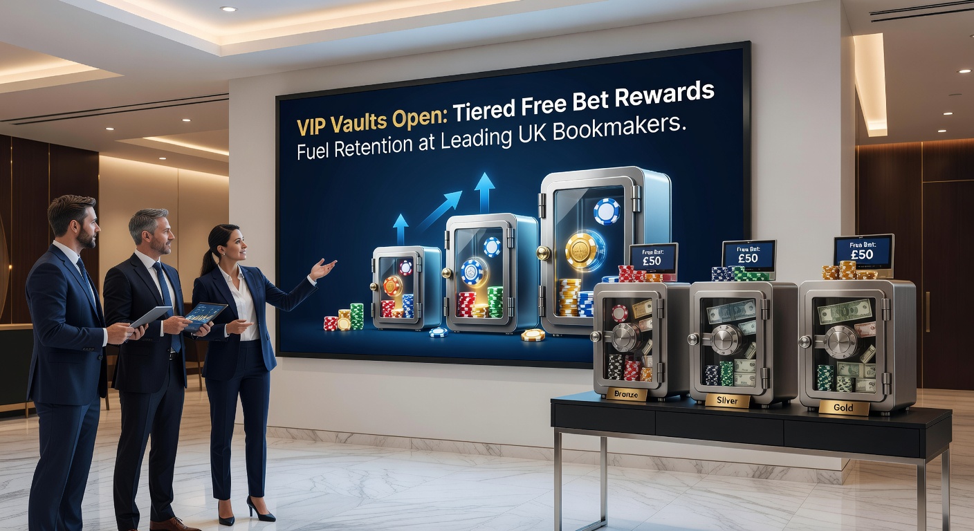 Punters on mobile app celebrating a VIP tier upgrade with cascading free bet notifications